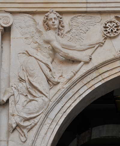 Pallas et croix occitane. Nicolas Bachelier