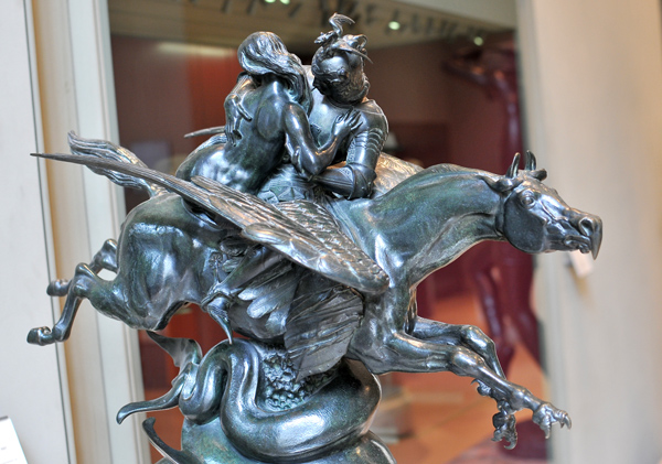 Angélique et Roger montés sur l'hippogriffeAntoine Barye.