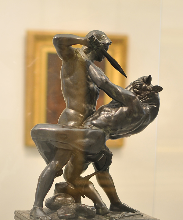 Thésée combattant le Minotaure. Antoine Barye