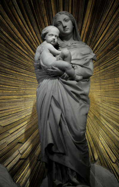 Vierge et l'enfant Jésus. Jean Marie Bonnassieux