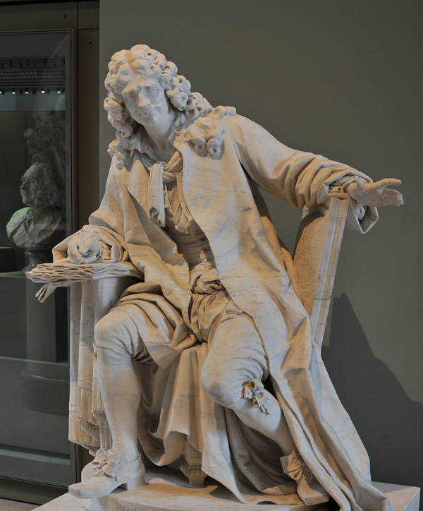 Molière. Jean Jacques Caffieri.