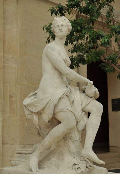 Nymphe à la colombe. Nicolas Coustou.