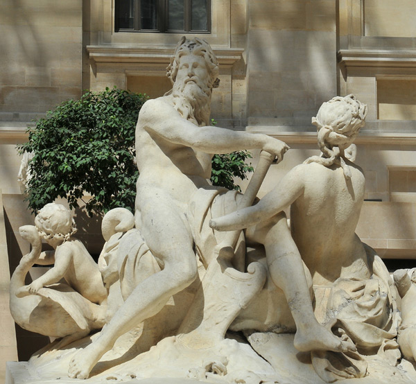 La Seine et la Marne. Nicolas Coustou.