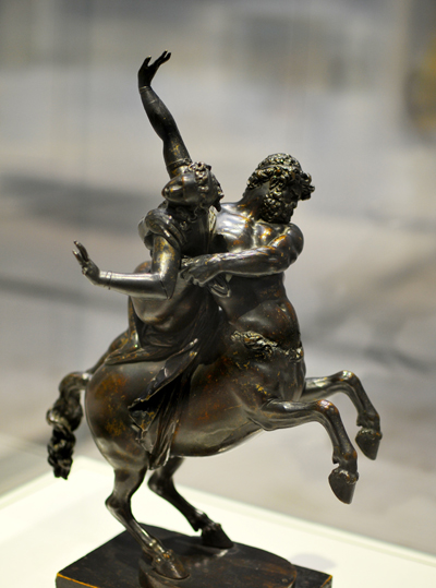 Enlèvement de Dejanire par Centaure. Jean de Bologne