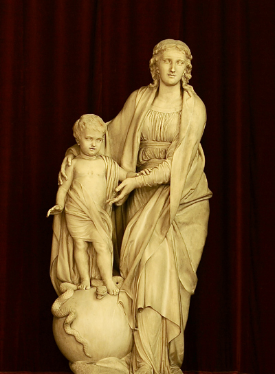 Vierge et l'Enfant. François Nicolas Delaitre.