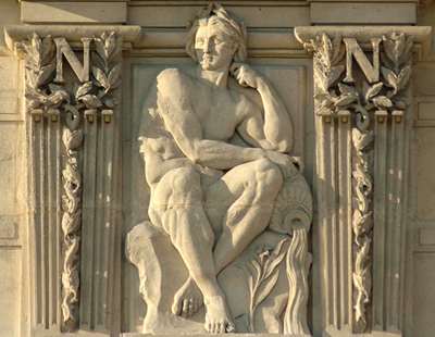 Bas-relief. Eugène Delaplanche