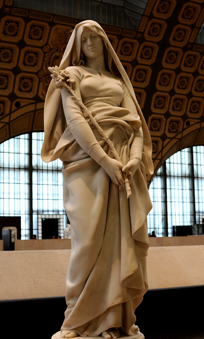 La Vierge au lys. Eugène Delaplanche.