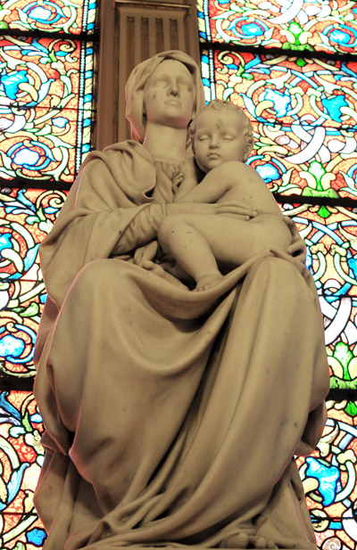 Vierge et l'Enfant. Paul Dubois.