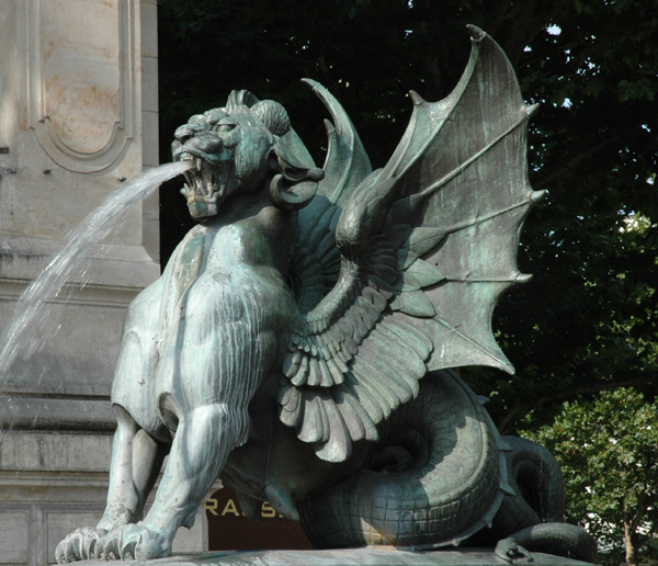 Dragon. Alfred Henri Jacquemart