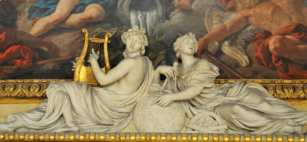 Uranie et Erato. Gaspard Marsy.