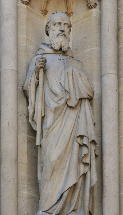 Saint Benoit. Auguste Ottin.
