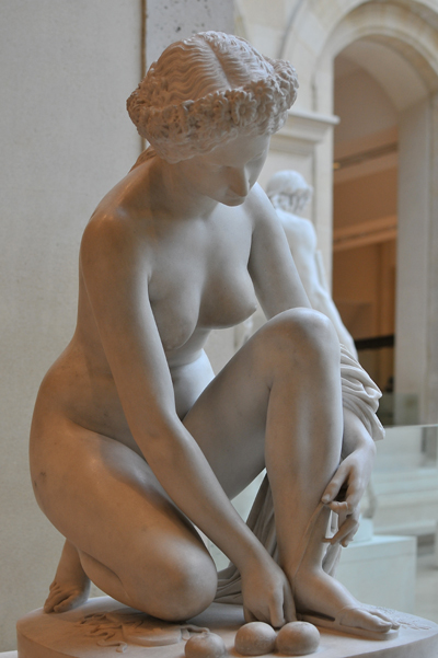 Toilette d'Atalante. James Pradier.