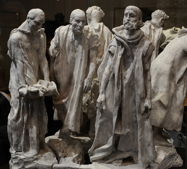 Les Bourgeois de Calais. Maquette. Auguste Rodin.