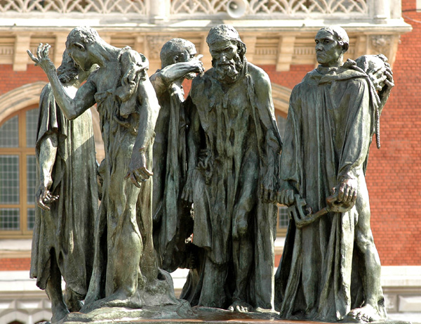 Les Bourgeois de Calais. Auguste Rodin.