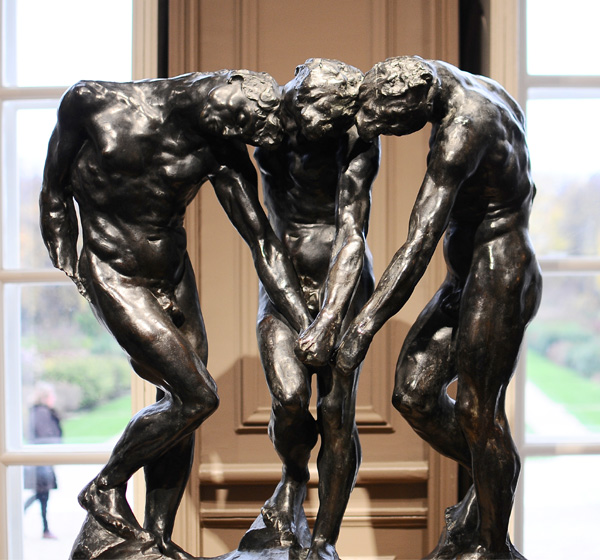 Trois Ombres. Auguste Rodin.