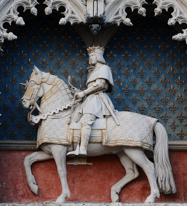 Louis XII à cheval. Charles Emile Seurre.