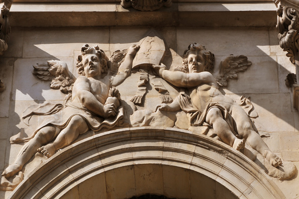 Anges et Saint Augustin. Corneille Van Clève.