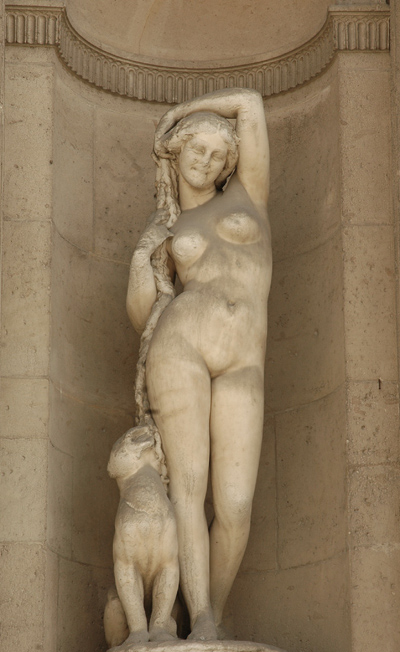 Bacchante. Jean Auguste Barre.