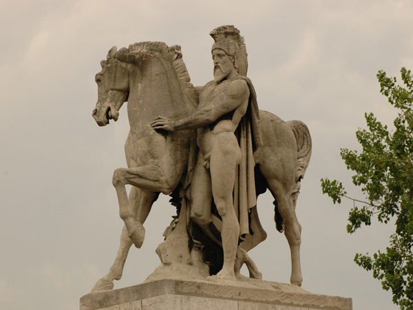 Guerrier grec. François Devaulx.