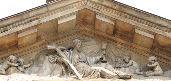 La Religion accompagnée de quatre figures d'anges. François Joseph Duret. 