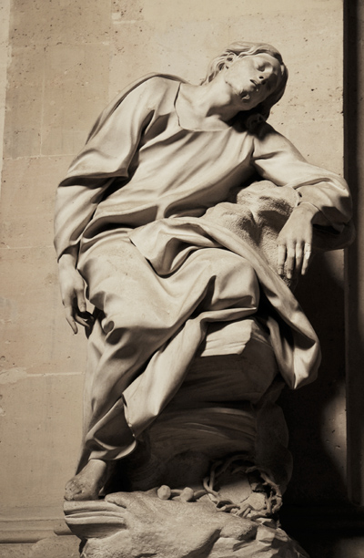 Jésus au jardin des Oliviers. Etienne Falconet.