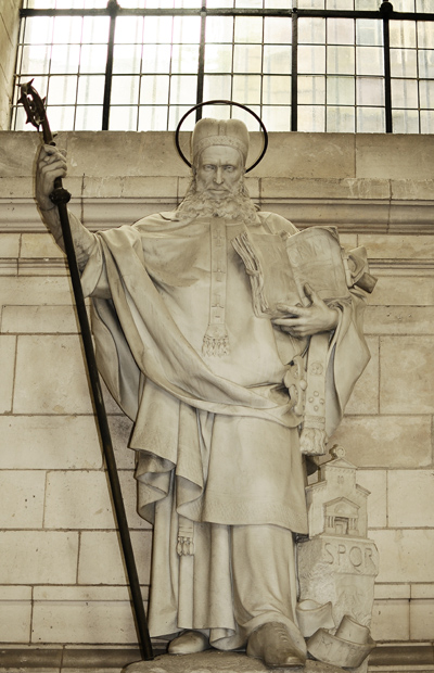 Saint Grégoire de Tours. Emmanuel Frémiet.