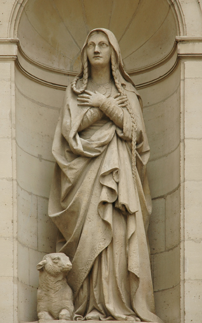 Sainte Geneviève. Pierre Hébert, père.