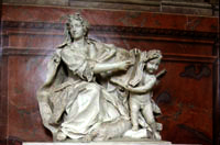 Mausolée du duc de Bouillon. Eléonore de Bergh. Pierre II Legros. 