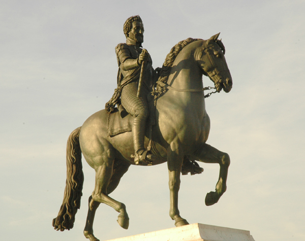 Statue équestre de Henri IV. François Lemot.
