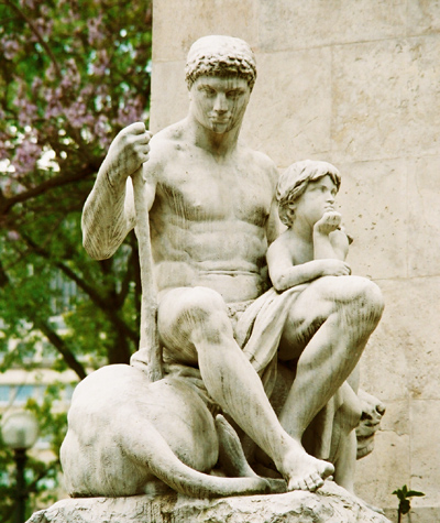Monument à Barye. Laurent Marqueste.