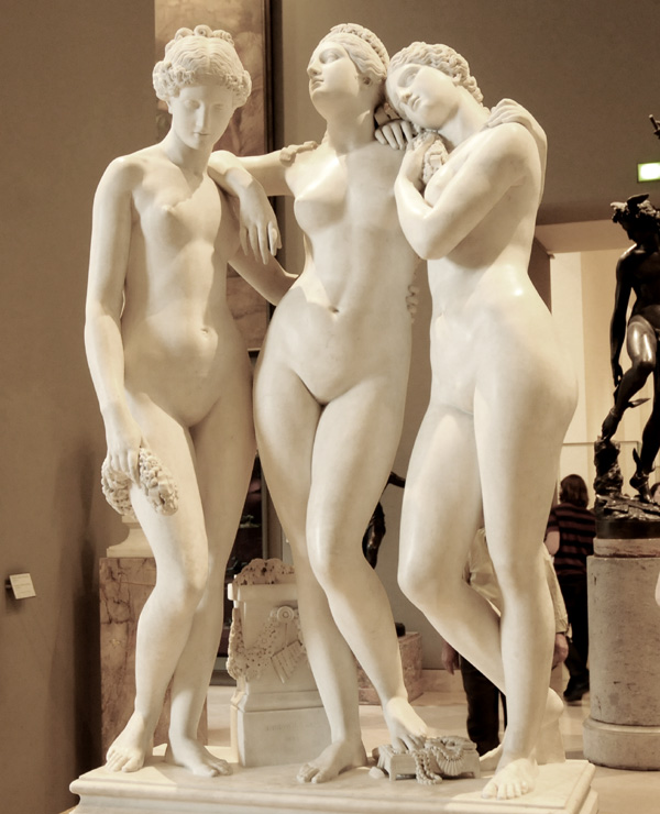 Les Trois Grâces. James Pradier.