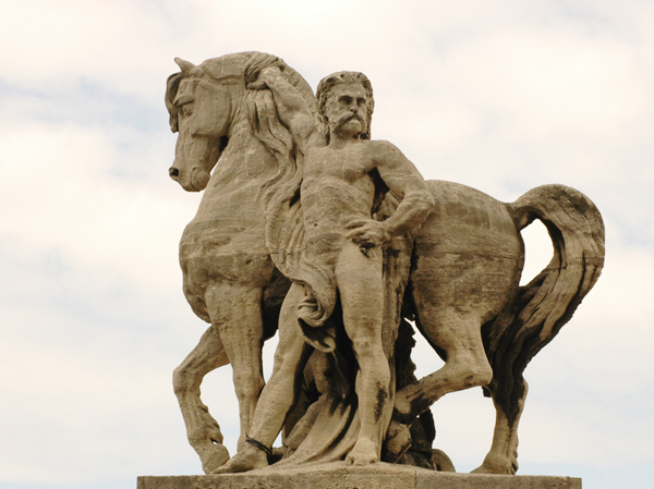 Guerrier gaulois. Antoine Préault.