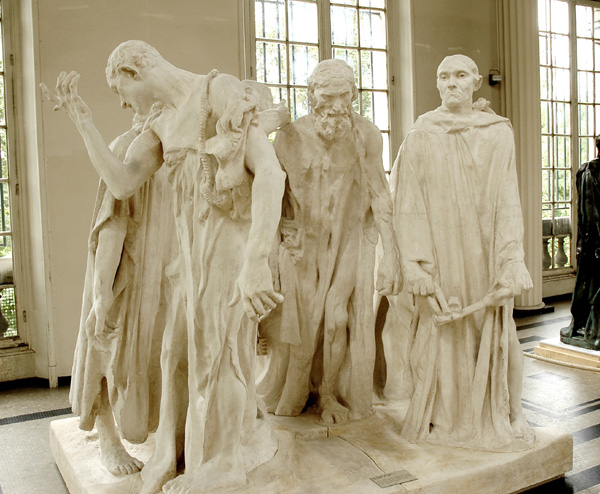 Les Bourgeois de Calais. Auguste Rodin.