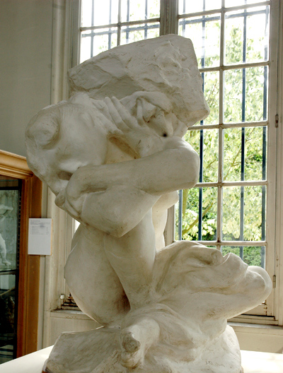 Cariatide portant une pierre. Auguste Rodin.