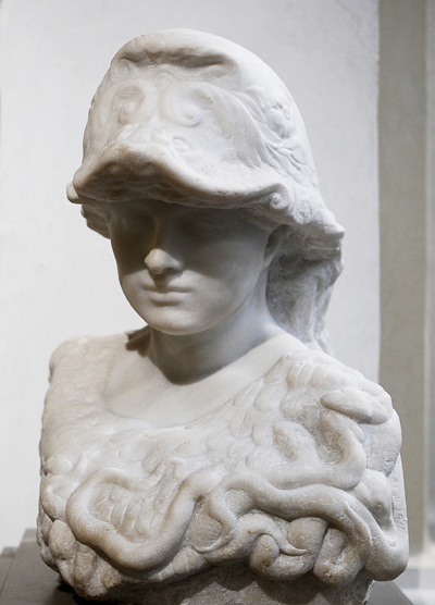 Minerve casquée. Auguste Rodin.