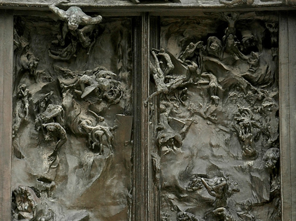 La Porte de l'Enfer. Auguste Rodin.