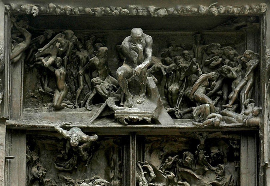 La Porte de l’enfer. Auguste Rodin.