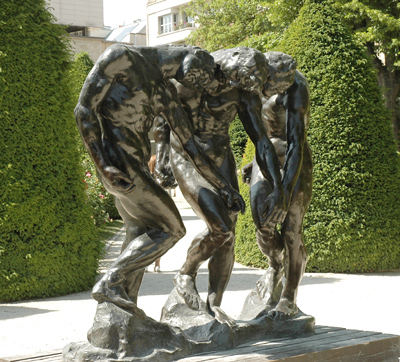 Trois Ombres. Auguste Rodin.