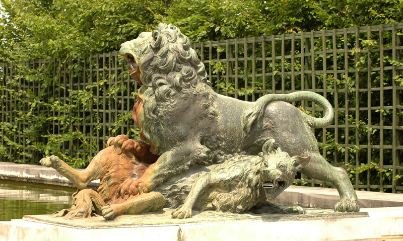 Lion terrassant . Corneille Van Clève.