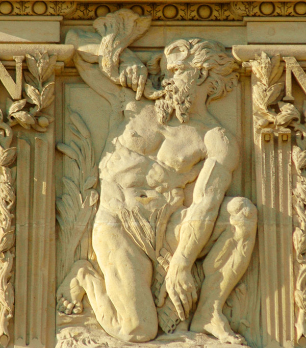 Bas-relief. Victor Vilain.